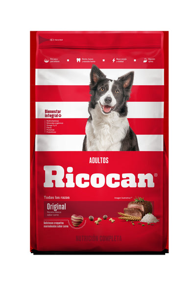 Ricocan | Original sabor carne, adultos todas las razas – 1 kg