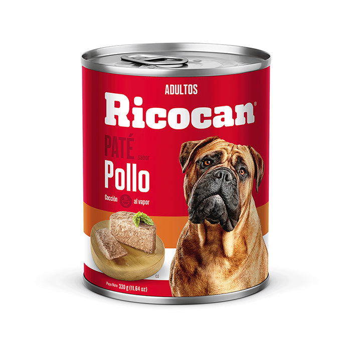 Ricocan | Paté sabor pollo, adultos (lata)