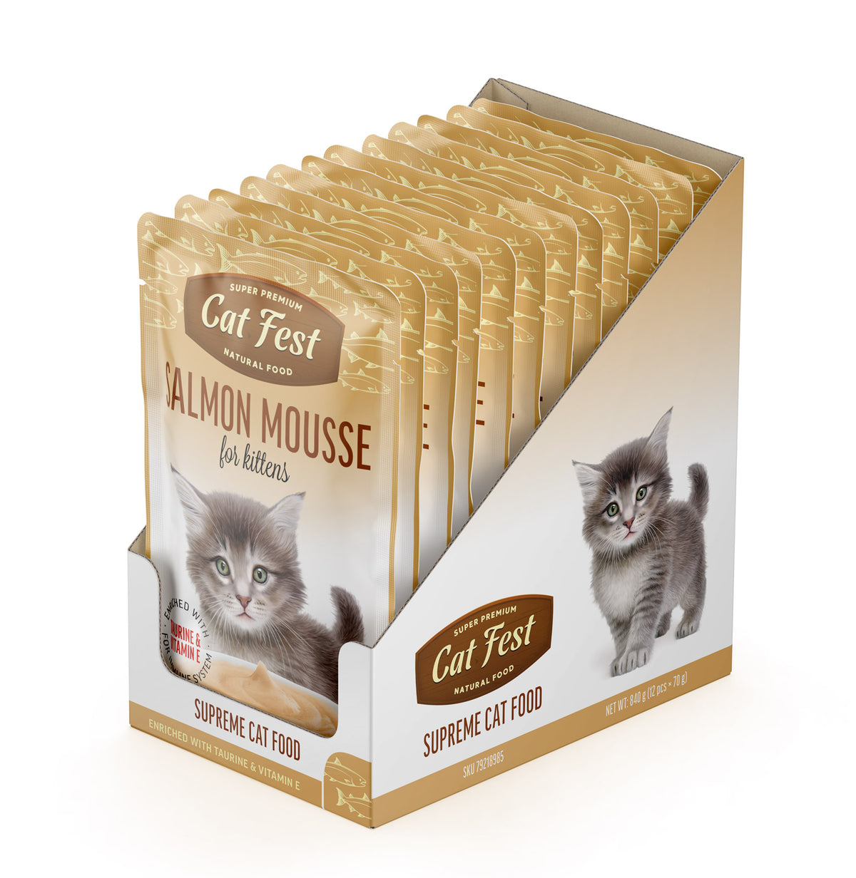 Cat Fest | Mousse de salmón para gatitos