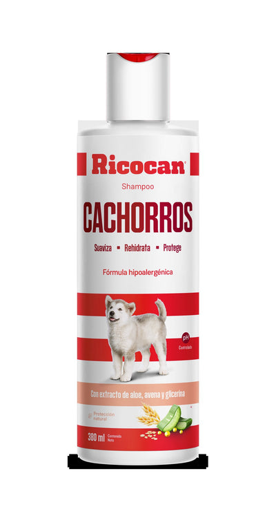 Ricocan | Shampoo Cachorros con fórmula hipoalergénica – 380 ml