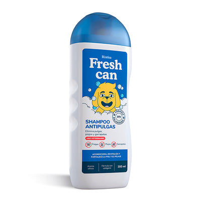 Fresh Can | Shampoo antipulgas para perros adultos – 300 ml