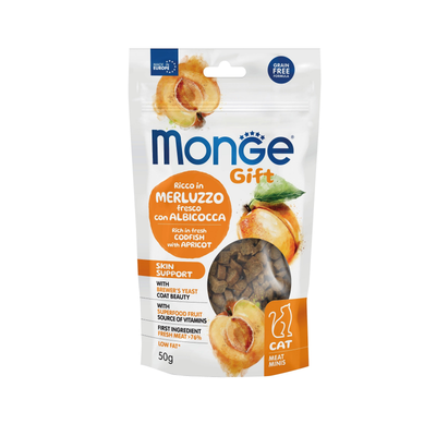 Monge Gift Meat Minis skin bacalao y albaricoque