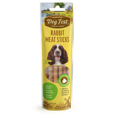 Dog Fest | Barritas de carne de conejo para perros adultos