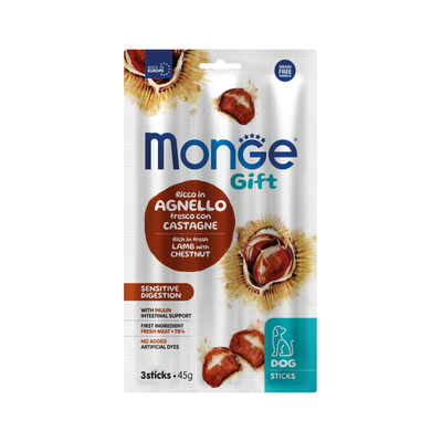 Monge Gift Sticks sensitive cordero y castana