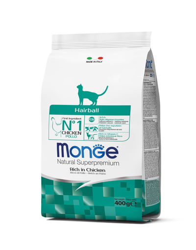 Monge | Seco gatos Hairball Control