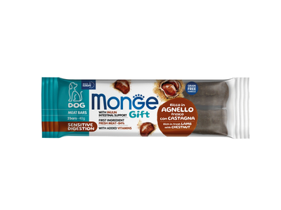 Monge Gift Meat Bars sensitive cordero y castana