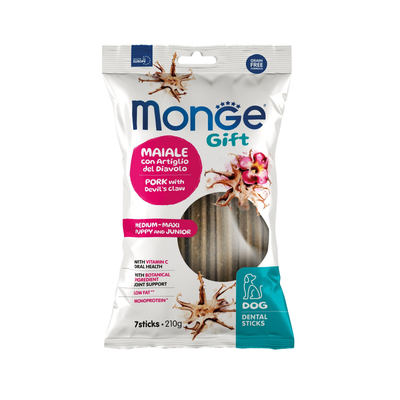 Monge Gift Dental Sticks cachorro Medium-Maxi cerdo