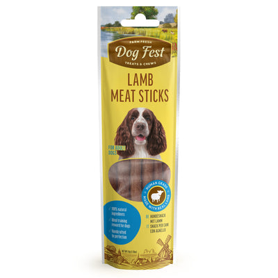 Dog Fest | Barritas de carne de cordero para perros adultos