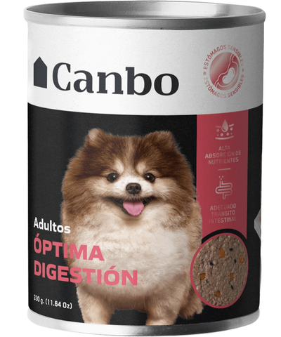 Canbo Paté Óptima Digestión, adultos – lata frontal