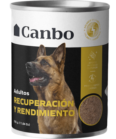 Canbo Paté Recuperación y Rendimiento, adultos – lata frontal