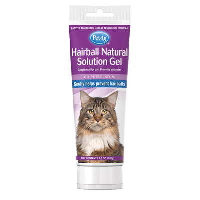 Pet-Ag | Hairball Natural Solution Gel For Cats