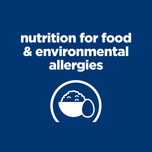 Hill's Prescription Diet | Alimento húmedo para perros Derm Complete. Receta de arroz y huevo.