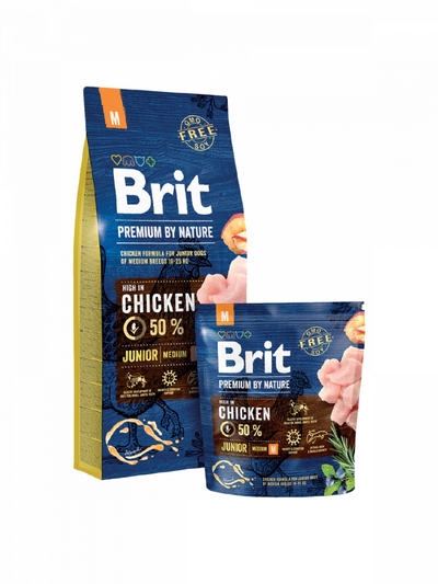 Brit Premium by Nature | Alimento seco para perros Junior Medium