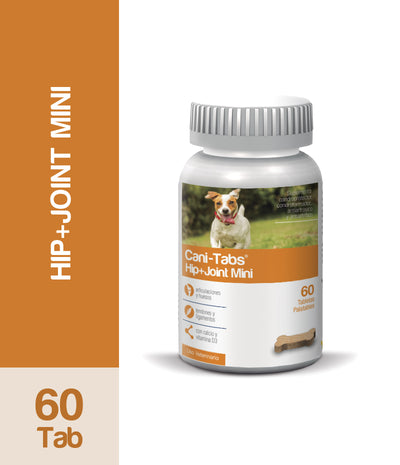 Agrovet Market | Cani-Tabs Hip + Joint Mini condroprotector para perros pequeños – Frasco x 60 tabletas