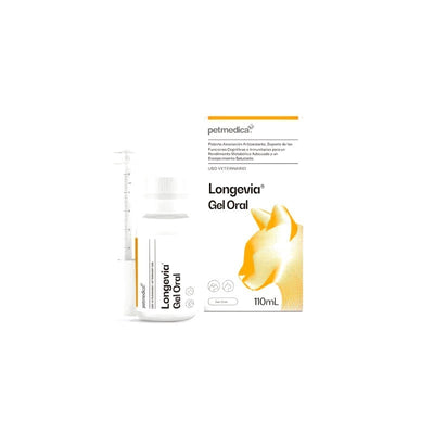 Agrovet Market | Longevia gel oral antioxidante con resveratrol para perros y gatos – Frasco de 110 ml, Frasco de 275 ml