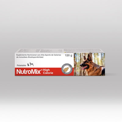 Agrovet Market | Nutromix High Calorie gel oral hipercalórico para perros y gatos 120 g – Tubo de 120 g