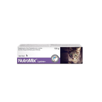 Agrovet Market | Nutromix Lysine+ gel oral de L-lisina para gatos 120 g – Tubo de 120 g
