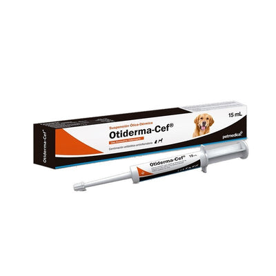 Agrovet Market | Otiderma-Cef suspensión ótica y dérmica con cefalexina, gentamicina y dexametasona para perros y gatos 15 ml – 15 ml
