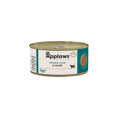 Applaws Pescado Azul en Caldo 70 g · envase frontal