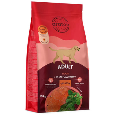 Araton Adult Salmón All Breeds · envase frontal (nuevo diseño)