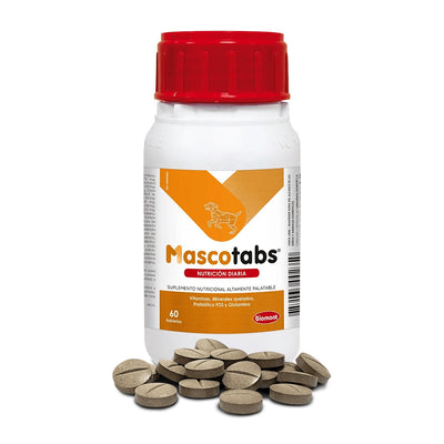 Biomont | Mascotabs suplemento nutricional integral para perros (frasco x 60 tabletas) – Frasco x 60 tabletas