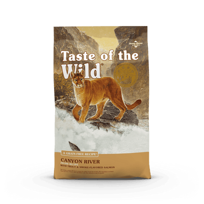 Taste of the Wild | Canyon River gatos con trucha y salmón ahumado