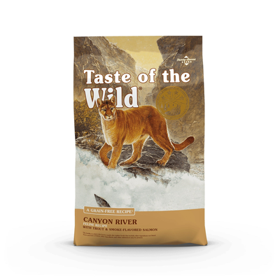 Taste of the Wild | Canyon River gatos con trucha y salmón ahumado