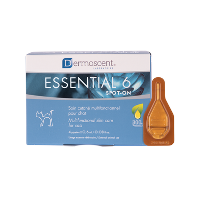 Dermoscent Essential 6 spot-on para gatos: caja y pipeta