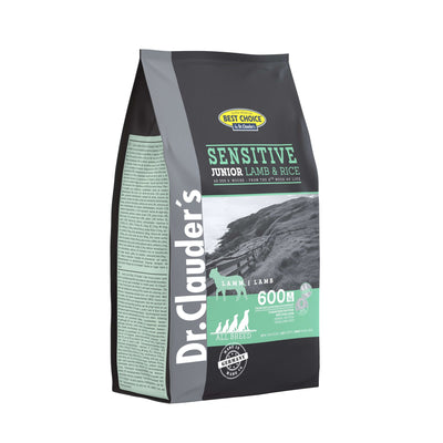 Dr.Clauder’s Best Choice Junior, cordero y arroz para perros · empaque de 4 kg
