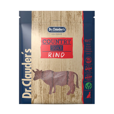 Dr.Clauder’s Country Snack, res para perros · empaque de 170 g