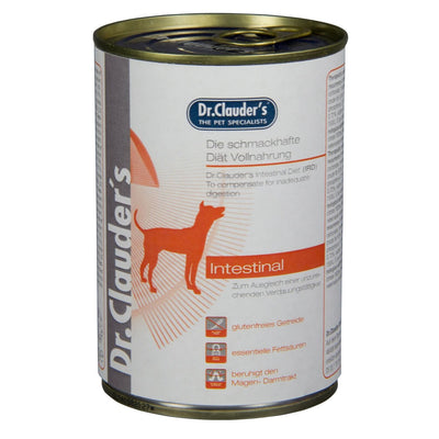 Dr.Clauder’s Intestinal Diät — húmedo para perros · lata de 400 g, diseño anterior de la lata