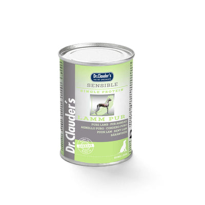 Dr.Clauder’s Selected Meat Sensible, cordero para perros · lata de 400 g