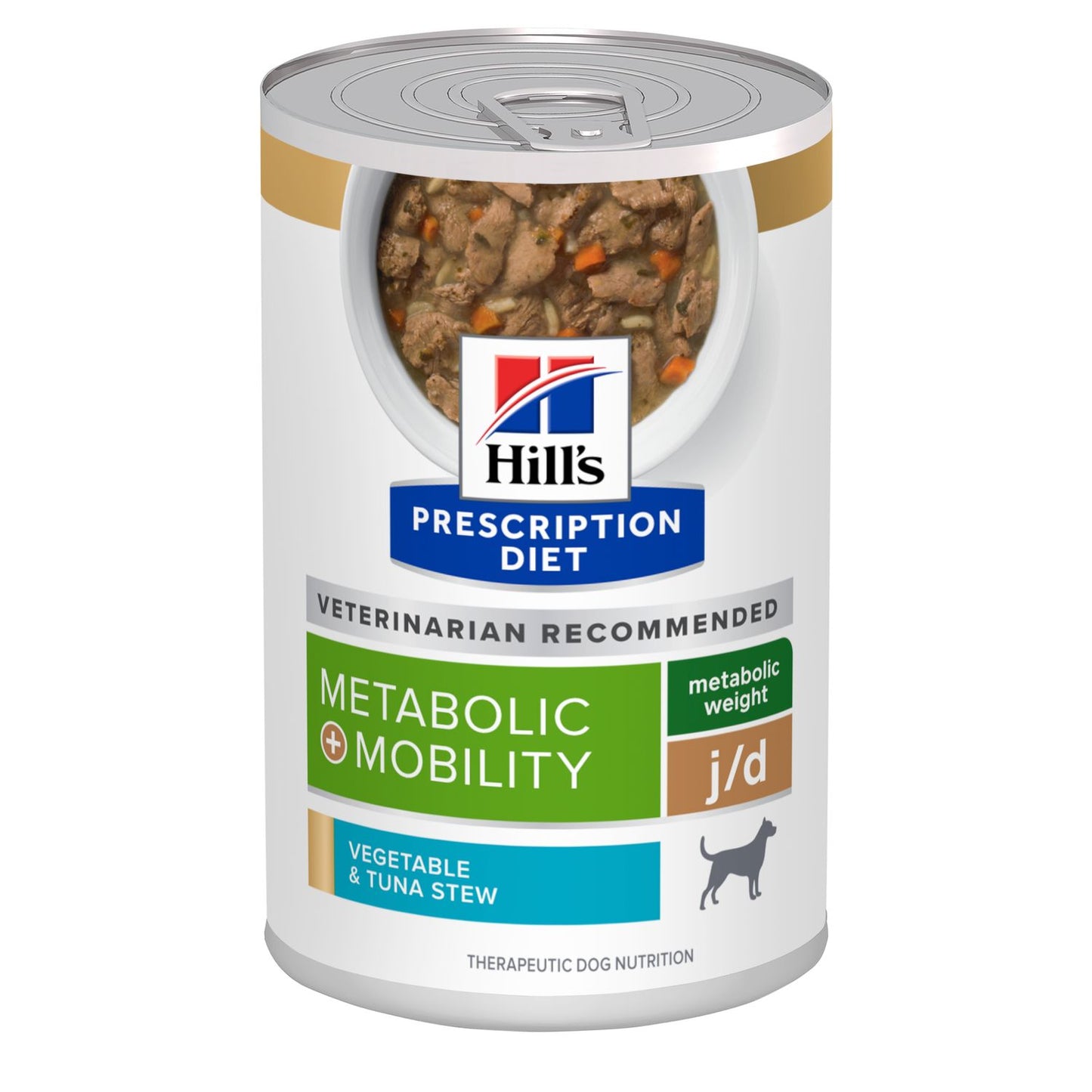 Hill's Prescription Diet | Alimento húmedo para perros Metabolic + Mobility (Pack de 6 latas de 369 g)