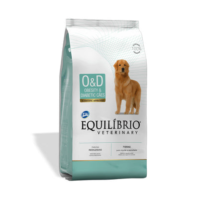 Equilibrio Veterinary | Alimento seco para perros Obesity & Diabetic O&D