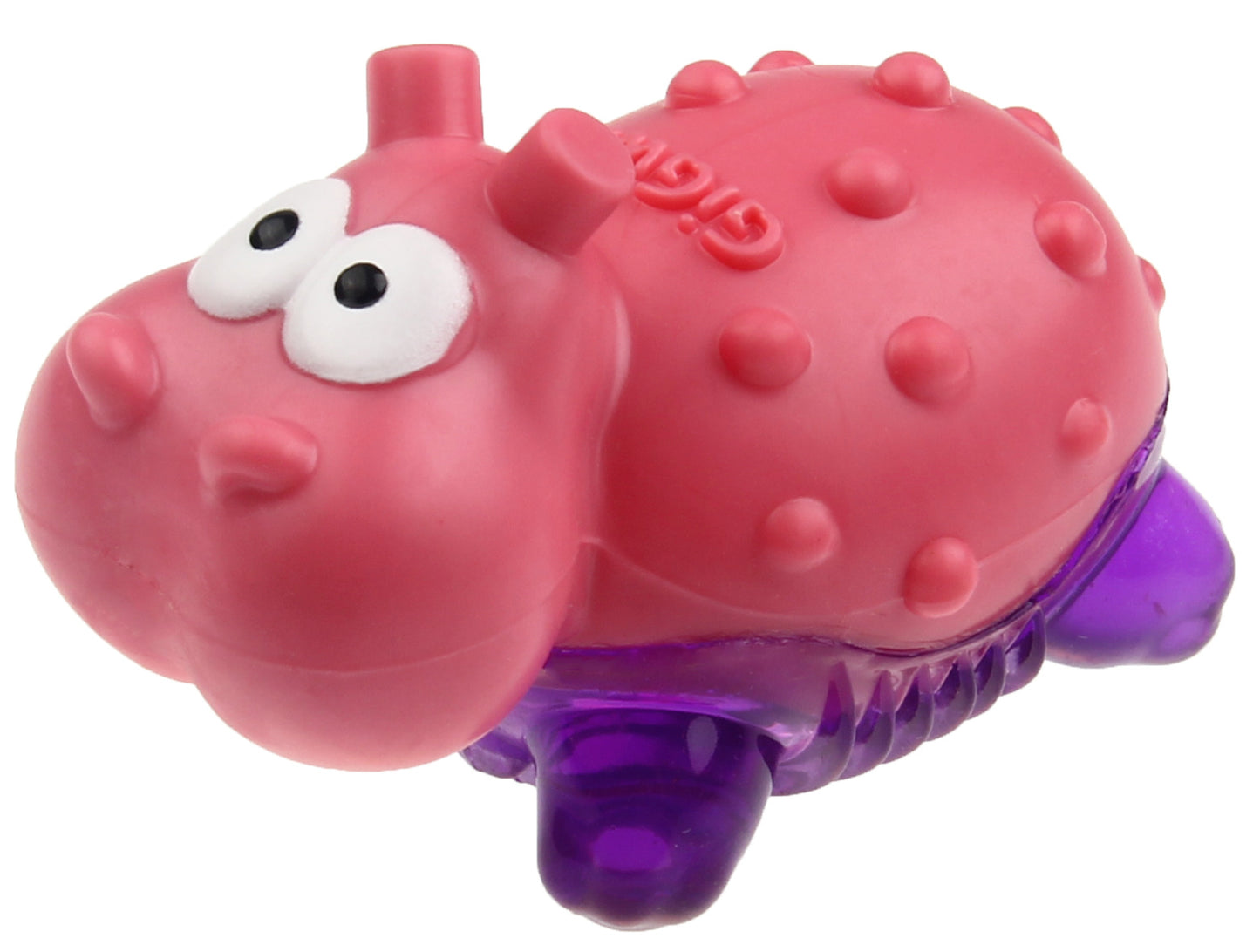 GiGwi | Juguete para perros Juguete cachorro 'Suppa Puppa' Hipopótamo rosado/morado — vista alternativa