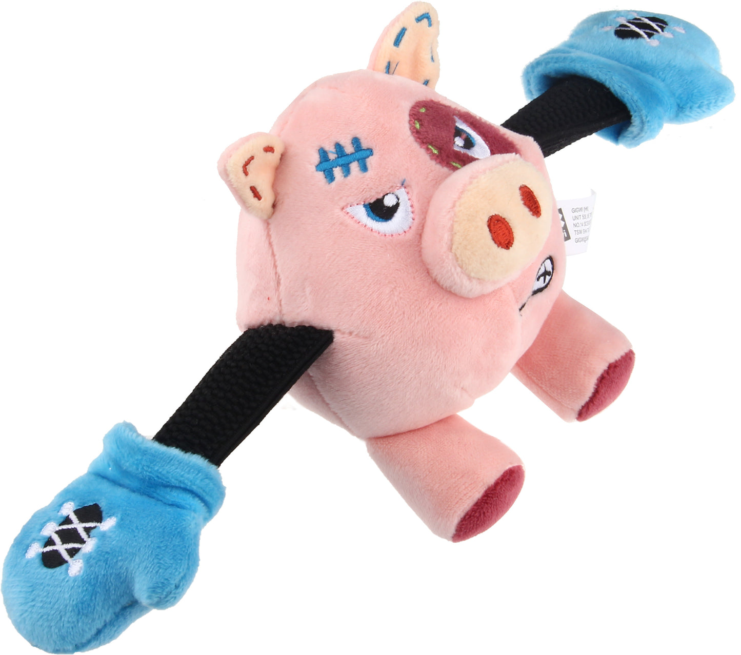 GiGwi | Juguete para perros Rock Zoo King Boxer cerdo con sonido — vista alternativa