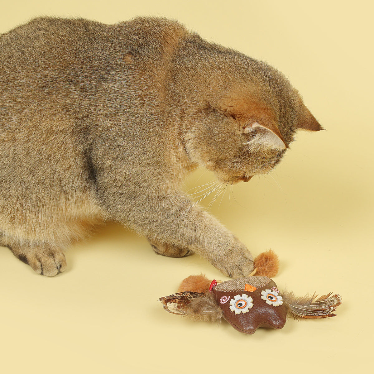 GiGwi | Juguete para gatos búho SILVERVINE ECO LINE — imagen oficial adicional
