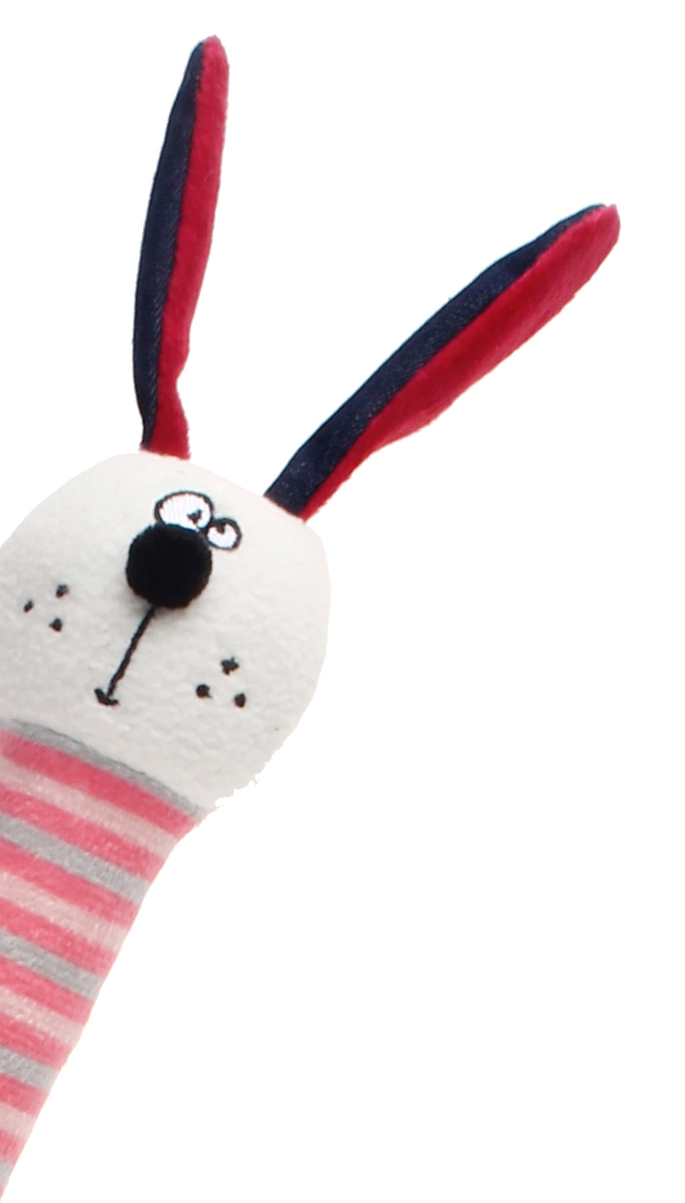 GiGwi | Juguete para perros Crunchy Neck 'felpa Friendz' conejo S con sonido — imagen oficial adicional