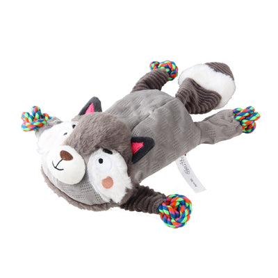 GiGwi | Juguete para perros felpa Friendz mapache con cuerda y sonido — imagen oficial principal