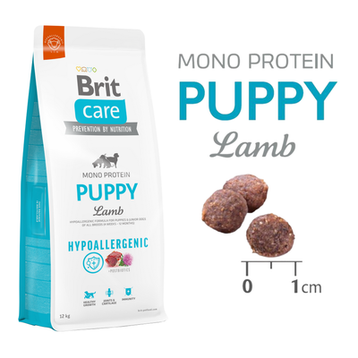 Brit Care Dog Hypoallergenic Puppy — envase oficial referencial