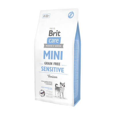 Brit Care Mini Grain Free Sensitive — envase oficial referencial