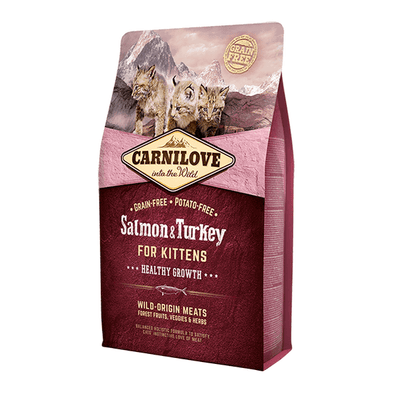 Carnilove | Alimento seco de salmón y pavo para gatitos