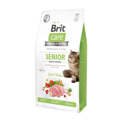 Brit Care | Senior Weight Control alimento seco para gatos