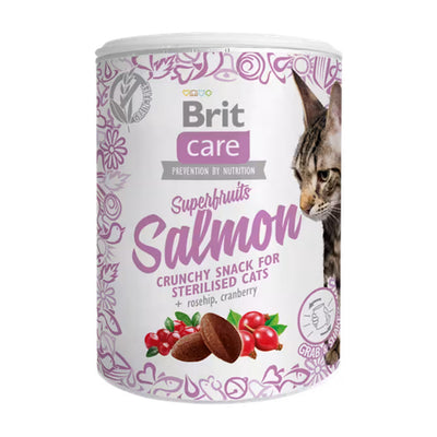 Brit Care | Superfruits Salmon snack crujiente para gatos