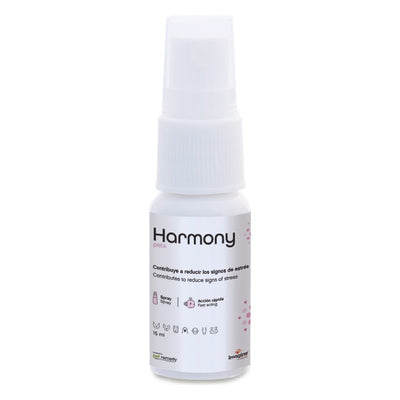 Harmony Pets | Spray calmante con aceites esenciales para perros y gatos – 15 ml