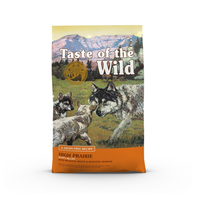 Taste of the Wild | High Prairie cachorros con bisonte y venado asados