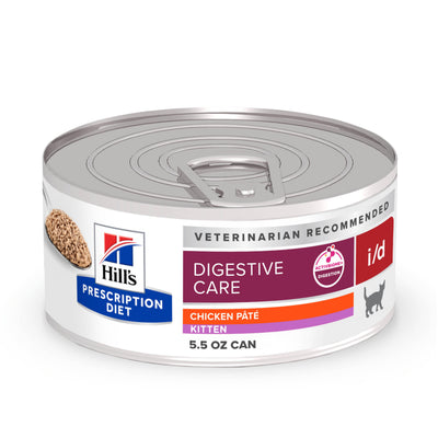 Hill's Prescription Diet | Alimento húmedo para gatitos Digestive Care i/d (Lata de 156 g)