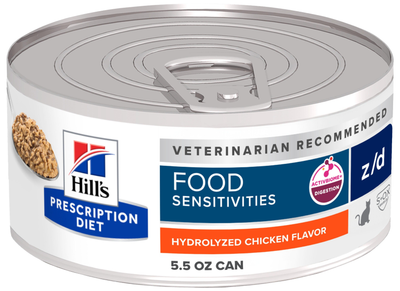 Hill's Prescription Diet | Alimento húmedo para gatos Food Sensitivities z/d (Lata de 156 g)