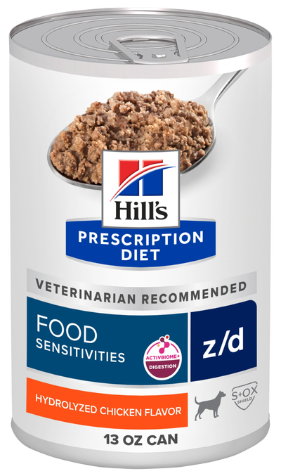Hill's Prescription Diet | Alimento húmedo para perros Food Sensitivities z/d (Lata de 369 g)