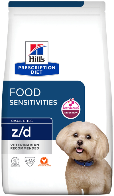Hill's Prescription Diet | Alimento seco para perros Food Sensitivities z/d Small Bites